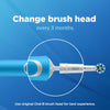 Oral B ORIGINAL Cross Action Electric Toothbrush Soft Replacement Brush Heads 4s