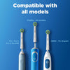 Oral B ORIGINAL Cross Action Electric Toothbrush Soft Replacement Brush Heads 4s