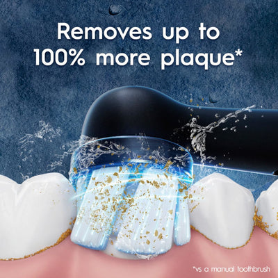 Oral B IO Ultimate Clean Replacement Brush Heads 2s Black