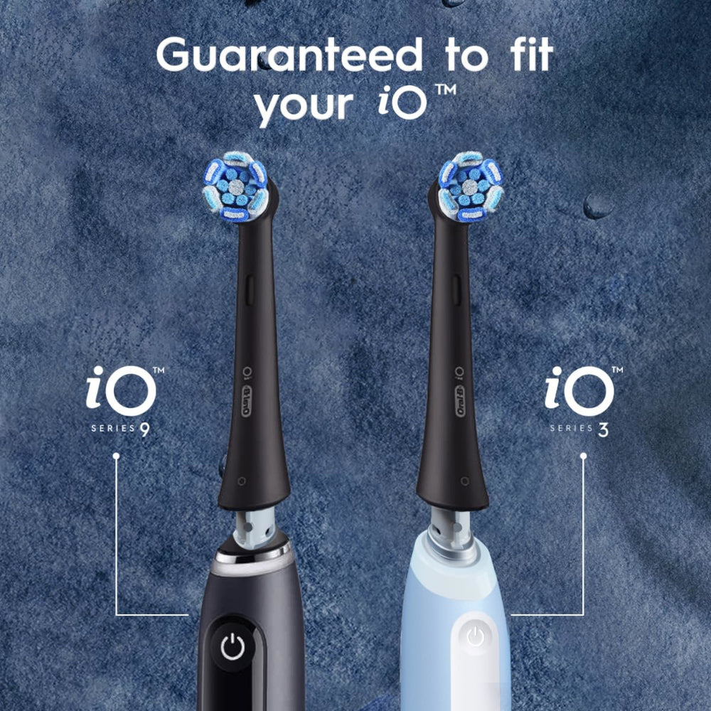 Oral B IO Ultimate Clean Replacement Brush Heads 2s Black