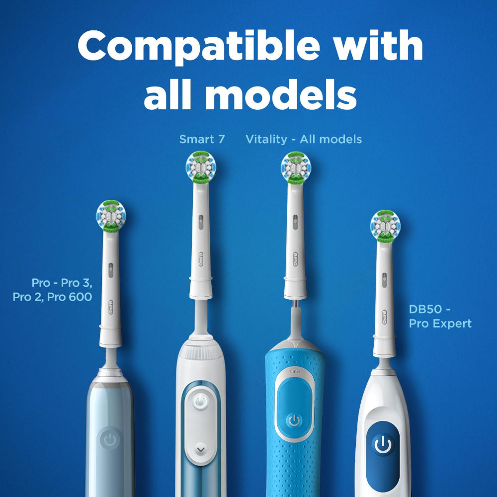 Oral B Original Precision Clean Electric Toothbrush Soft Replacement Brush 2s