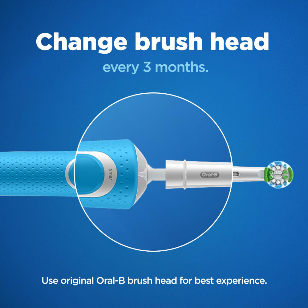 Oral B Original Precision Clean Electric Toothbrush Soft Replacement Brush 2s