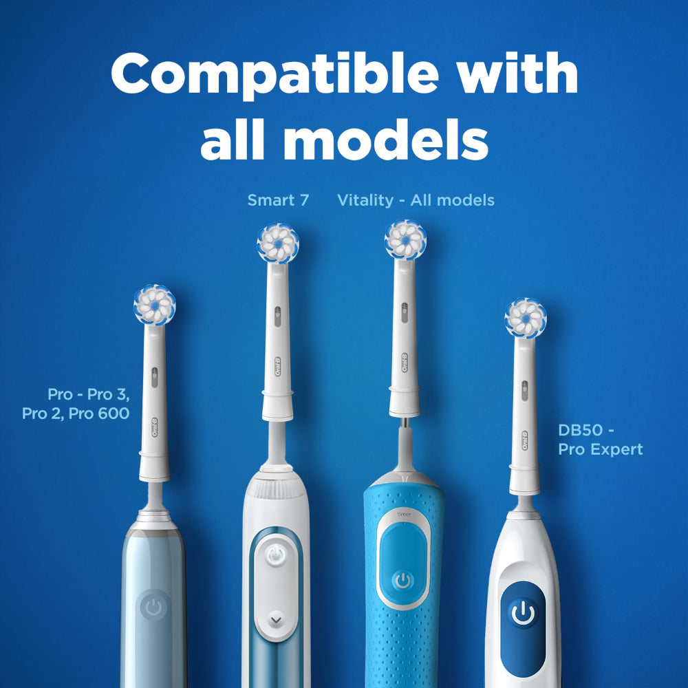 Oral B Original Sensitive Electric Toothbrush Soft Replacement Heads 2s