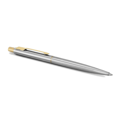 Parker Classic Stainless Steel Ballpoint Pen with Gold Trim