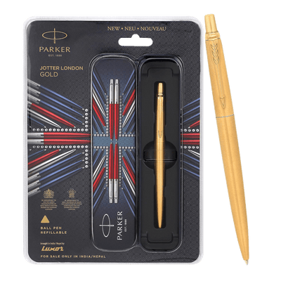 Parker Jotter Gold Ball Point Pen with Gold Trim