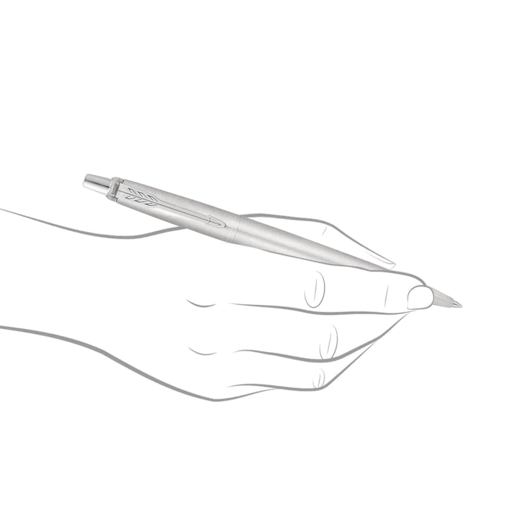 Parker London Stainless Steel Ballpoint Pen with Chrome Trim