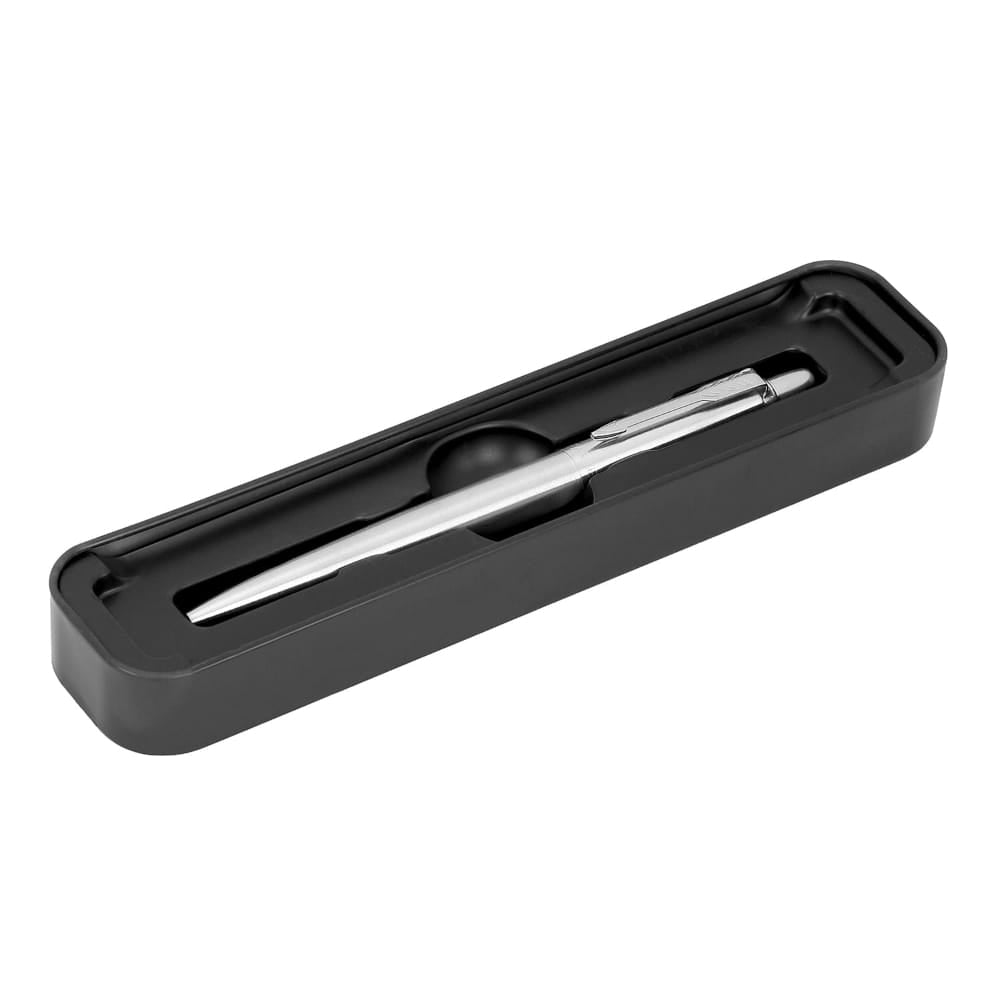 Parker London Stainless Steel Ballpoint Pen with Chrome Trim