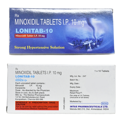 Oral Minoxidil 10mg tablets For Hair Loss