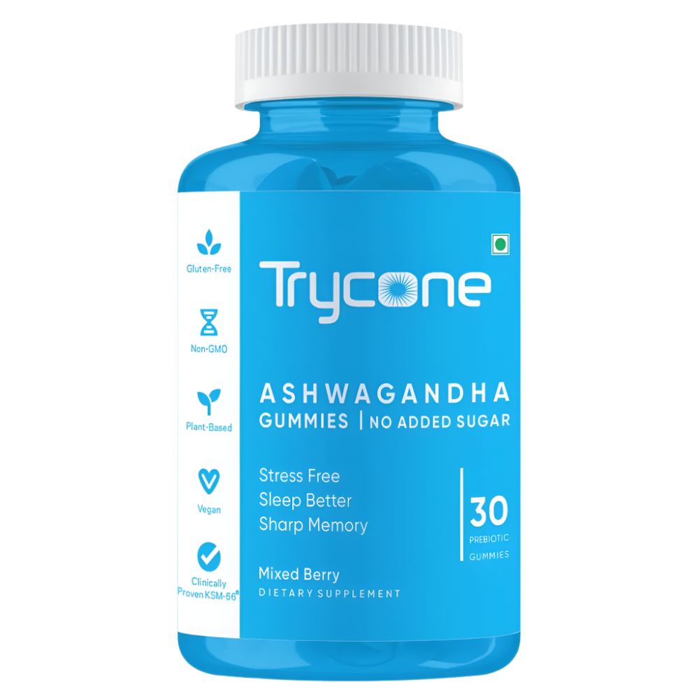Trycone KSM66 Ashwagandha Sugar Free Gummies