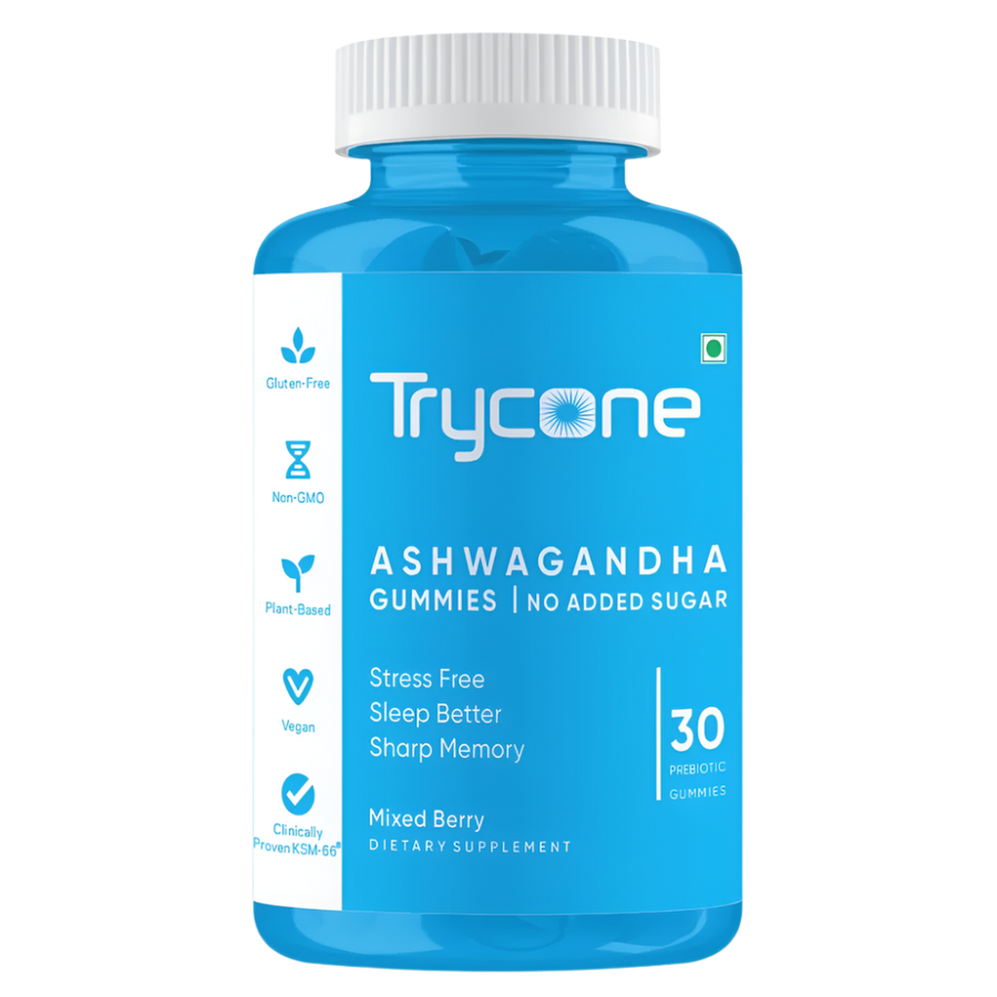 Trycone KSM66 Ashwagandha Sugar Free Gummies