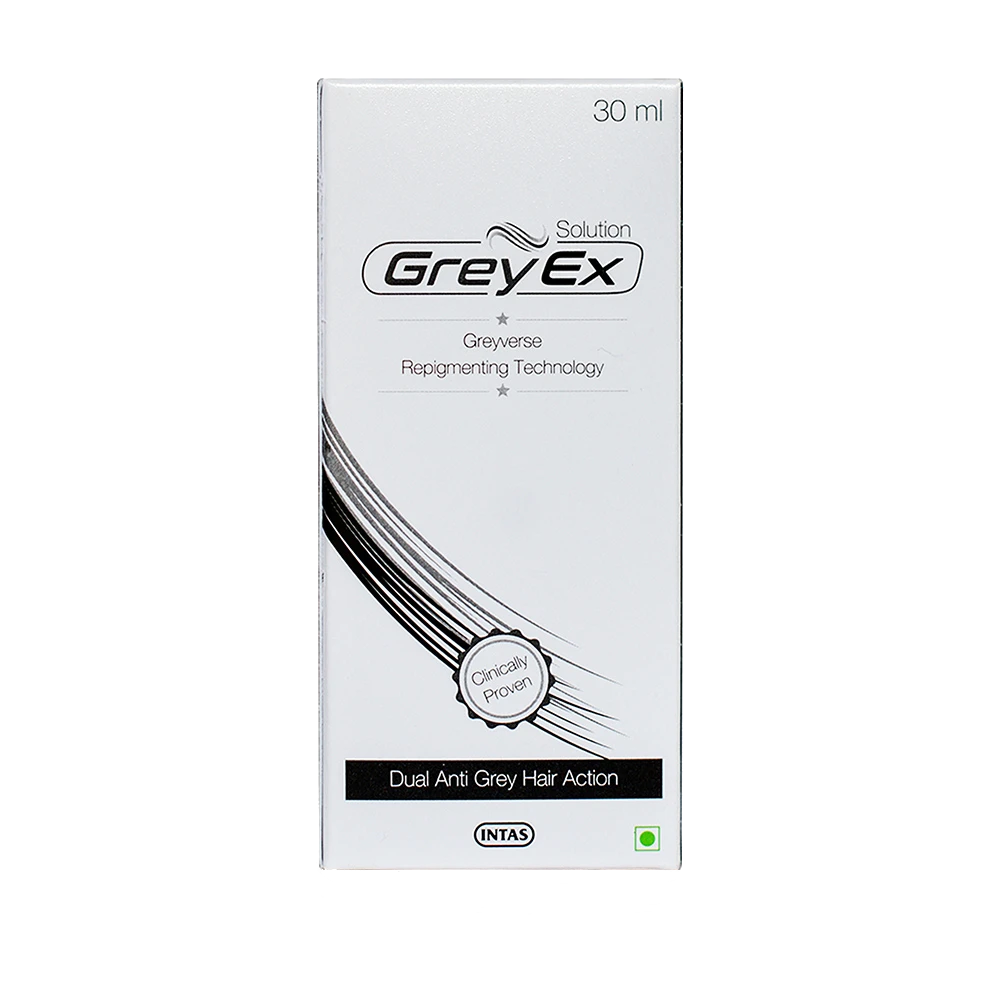 GreyEx Dual Anti Grey Hair Treatment. Reverse Gray Hair Naturally
