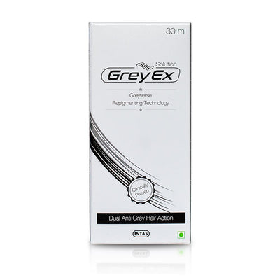 GreyEx Dual Anti Grey Hair Treatment. Reverse Gray Hair Naturally