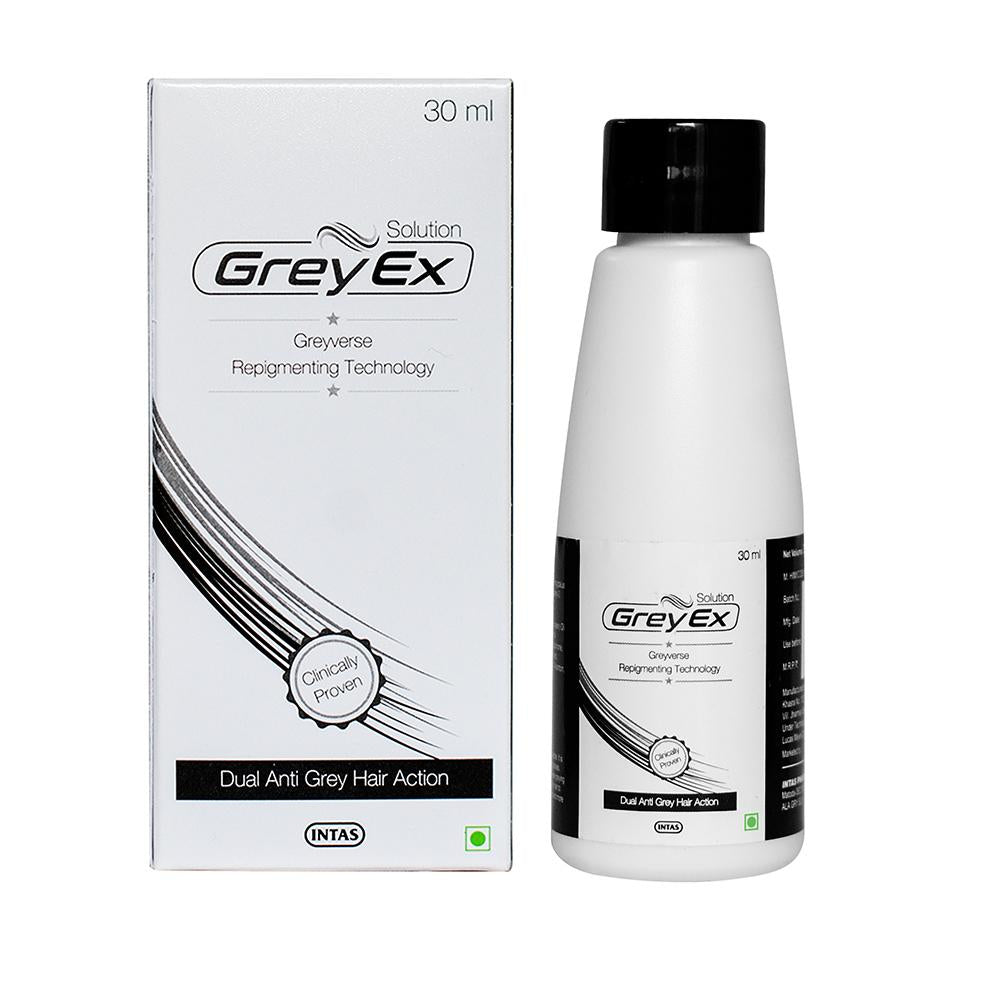 GreyEx Dual Anti Grey Hair Treatment. Reverse Gray Hair Naturally