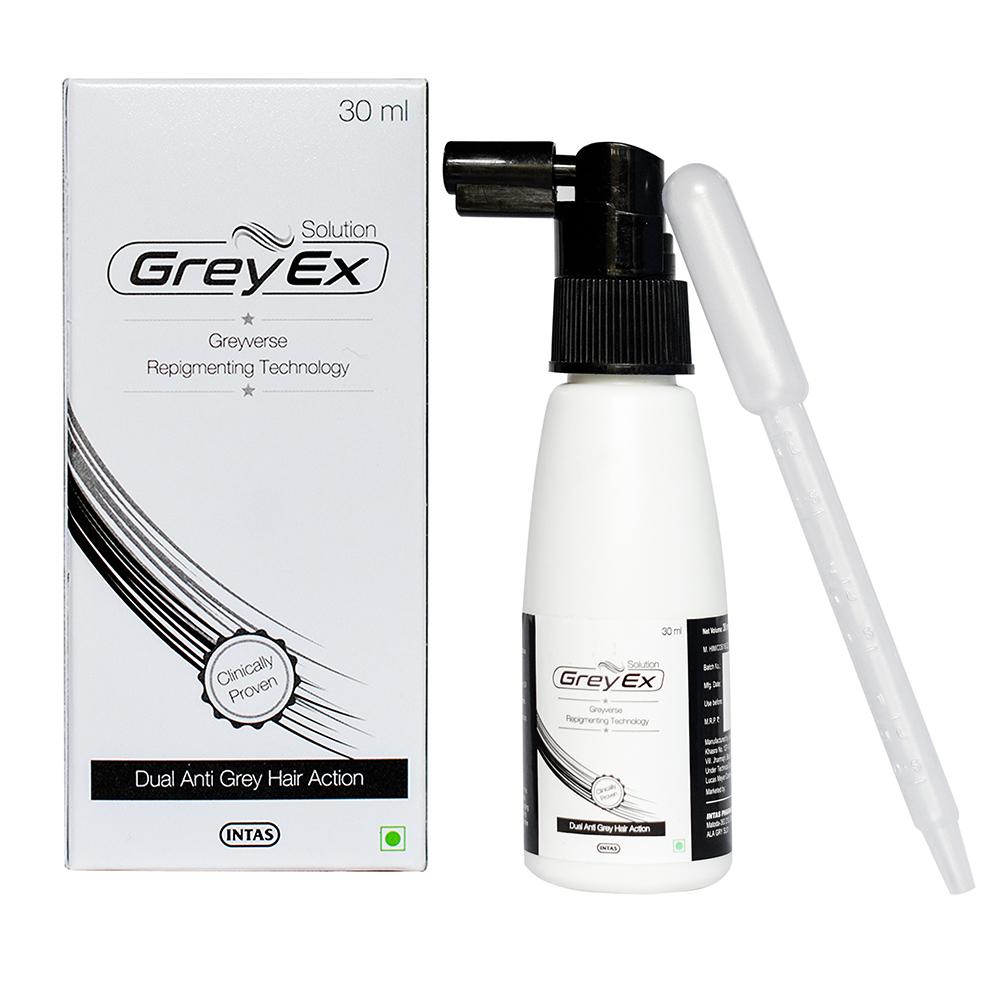 GreyEx Dual Anti Grey Hair Treatment. Reverse Gray Hair Naturally